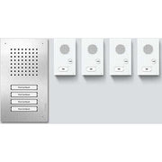 Siedle&Söhne - Türsprech-Set Audio-Set Siedle Classic SET CLAB 850-4 E/W Edelstahl/Weiß