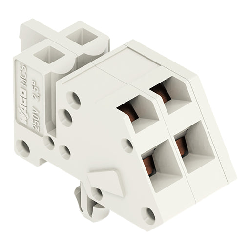 WAGO - Kabelsteckverbinder für Leiterplattensteckverbinder 1-Leiter Federleiste 721-302/008-000 CAGECLAMP 2,5mm²,lgr − 100 Stück