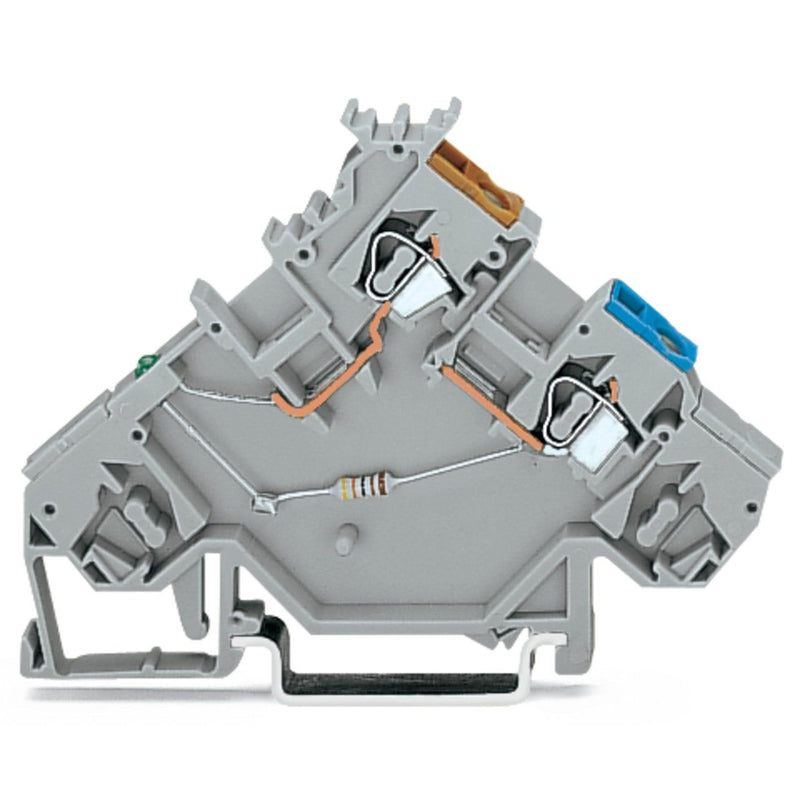 WAGO - Initiator/Aktor-Reihenklemme Einspeiseklemme 280-564/281-483 0,08-2,5mmq grün − 10 Stück