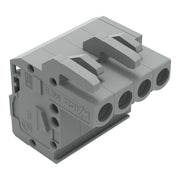 WAGO - Kabelsteckverbinder für Leiterplattensteckverbinder 1-Leiter Federleiste 232-104/026-000 CAGECLAMP 2,5mm²,gr − 100 Stück