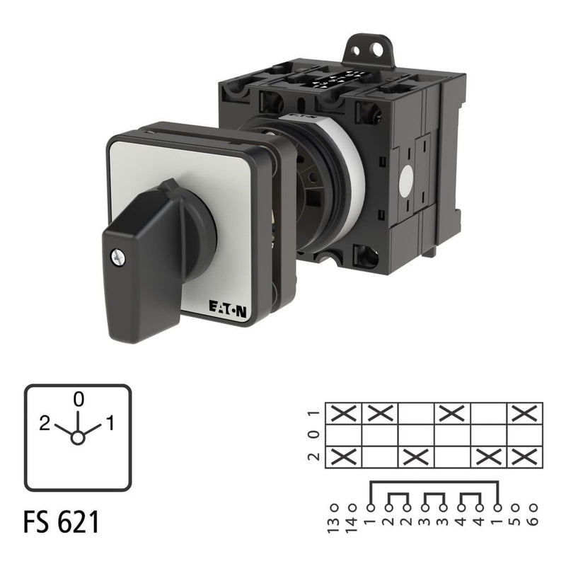 Eaton - Lastschalter Wendeschalter T3-3-123/Z