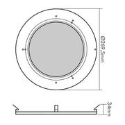 Nobile - Mechanisches Zubehör/Ersatzteile für Leuchten Linse 90Gr. 1740031611