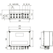 DEHN - Photovoltaik-DC-Stringbox GAK Typ 1+2 im Gehäuse IP6 DCU 2 YPV 1+2#900987 5 f. PV-Anl. 2MPPT