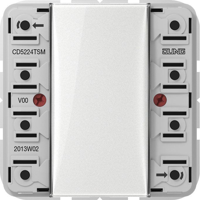 Jung - Taster Tastsensor-Modul 2fach CD 5224 TSM AC/DC24V 2-k. 4Sp