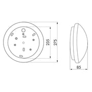 BEG Brück Electronic - Decken-/Wandleuchte Wand- und Deckenleuchte HF-L1 m. Melder