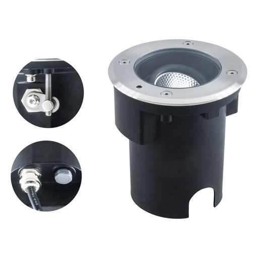 EVN Lichttechnik - Bodeneinbauleuchte LED-Bodeneinbauleuchte PC67107002 3000K IP67 alu