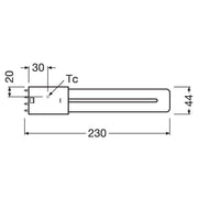 Radium Lampenwerk - LED-Lampe/Multi-LED LED-Kompaktlampe RL-LONG18 840/2G11HF