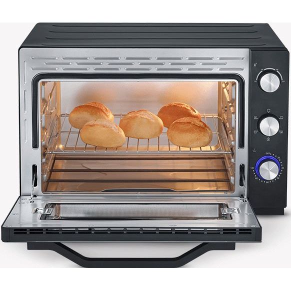 Severin - Tischbackofen/Backgrill Toastofen XXL TO 2073 sw/eds-geb. 2200W,60l