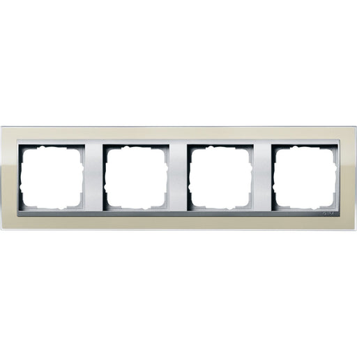 Gira - Abdeckrahmen 4fach 0214776 klar sand