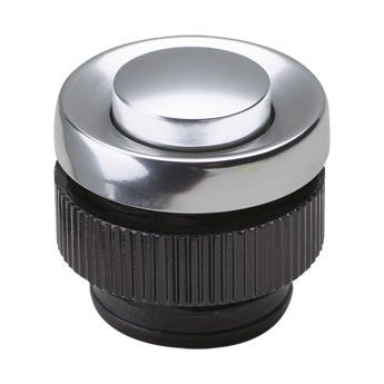 Grothe - Klingeldrücker Klingeltaster rund 11,5mm PROTACT 210 AL Knopf alu, Hülse alu