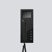 Siedle&Söhne - Innenstation für Türkommunikation Bus-Telefon Standard BTSV 850-03 SH/S m.Farbmonitor sw hgl