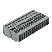 WAGO - Ein- und mehrpolige Klemmenleiste 1-Leiter-Stiftleiste 769-615 CAGECLAMP,4mm²,gr − 10 Stück