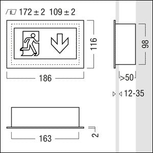 Zumtobel Group - Sicherheitsleuchte LED-Rettungszeichenleuchte ARTSIGN 75 #42185930