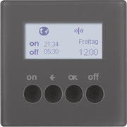 Berker - Bussystem-Zeitschaltuhr KNX-Funk Zeitschaltuhr 85745226 anthrazit samt