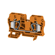 Weidmüller - Durchgangs-Reihenklemme Klemme ZDU 10 OR Zugfederansch.,10mm² − 25 Stück