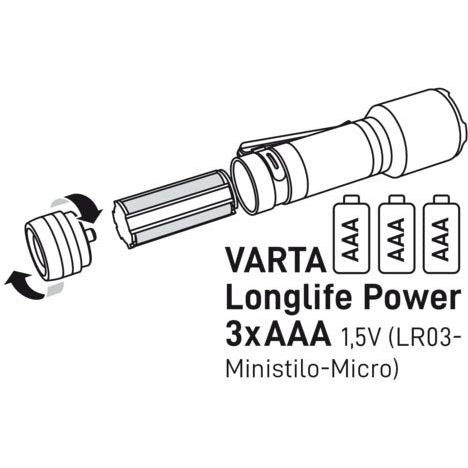 Varta Cons.Varta - Taschenleuchte Aluminium Light F30 Pro (VE1) 3xAAA LonglifePower