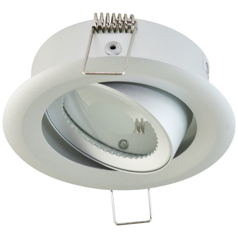 EVN Lichttechnik - Downlight/Strahler/Flutlicht Einbauleuchte alu 447 128 12V GX5,3 50W