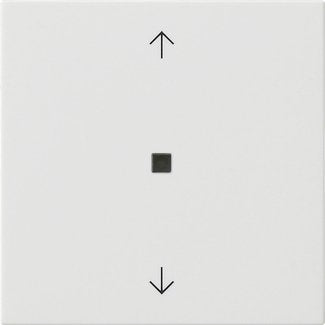 Gira - Bedienelement intelligent Bedienaufsatz 538203 Pfeile, Reinweiß