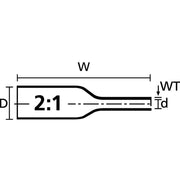 HellermannTyton - Kabelmarkierungssystem Schrumpfschlauchmarkierer 533-65029(3000) gelb25mm3000St. − 3000 Stück