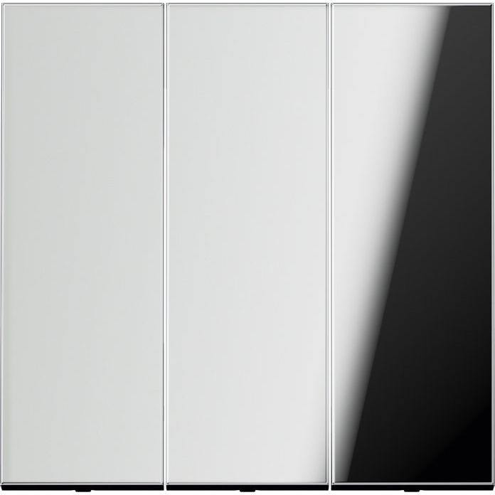 Jung - Abdeckung/Bedienelement für Installationsschalterprogramme Wippe 3-fach GCR 993 für Schalter+Taster