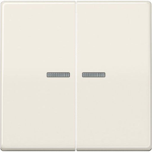 Jung - Bussystem-Tastsensor KNX RF Taster 2fach AS 10921 ST RF Duroplast, Serie AS