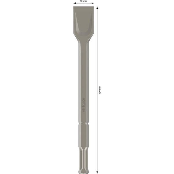 Bosch - Maschinenmeißel PRO HEX 22-5C Spatmeißel, 2608690192 50 x 400 mm