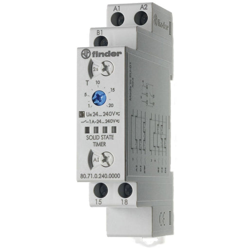 Finder - Zeitrelais Multifunktions-Zeitrelais 80.71.0.240.0000 − 1 Stück by Finder
