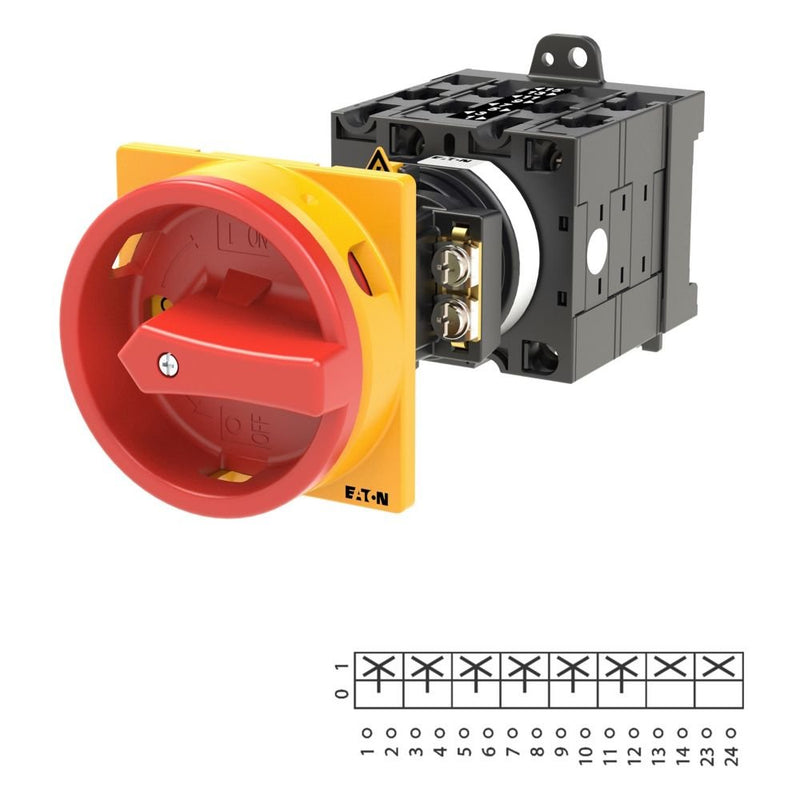 Eaton - Lasttrennschalter Hauptschalter 6polig 32A T3-4-15700/V/SVB Zwischenbau