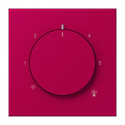 Jung - Abdeckung/Bedienelement für Installationsschalterprogramme Abdeckung für Thermostat LC 1749 BF 230 rouge rubia (32101)
