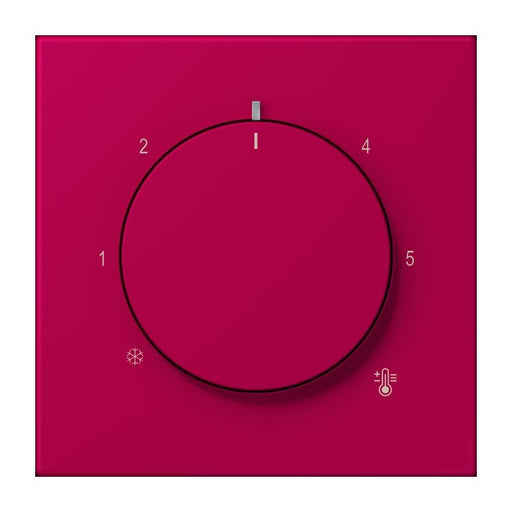 Jung - Abdeckung/Bedienelement für Installationsschalterprogramme Abdeckung für Thermostat LC 1749 BF 230 rouge rubia (32101)