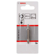 Bosch - Bit-Set Doppelklingenbit, 2607001741 PZ1, PZ1, 45 mm