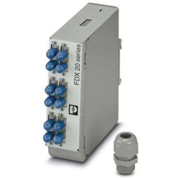 Phoenix Contact - System-Patchpanel LWL Spleißbox 6xST-D FOCFDX20PPSTD6OSPPT9 OS2 − 1 Stück