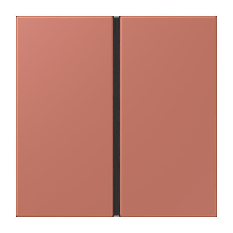 Jung - Abdeckung/Bedienelement für Installationsschalterprogramme Tastensatz 1fach LC 401 TSA 236 terre sienne brique