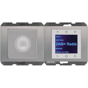 Berker - Elektronik-Gerät für Installationsschalterprogramme Radio mit Lautspr. DAB+ K. 29807004 x edelst