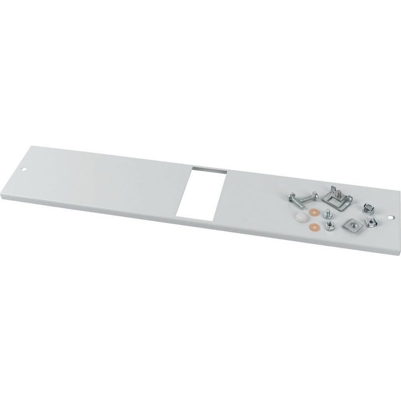 Eaton - Abdeckung/Blende/Beschriftungsleiste (Schaltschrank) Frontblende +Einbausatz 3p XMN130406C NZM1 horizontal grau