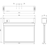 RP-Technik - Hinweisleuchte Sicherheitsleuchte KAXU401WL EB 1h, Wireless