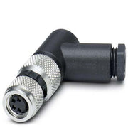 Phoenix Contact - Rundsteckverbinder, feldkonfektionierbar (Industriesteckverbinder) Steckverbinder SACC-M 8FR-4CON-M-SW 4-polig Bu/gew M8