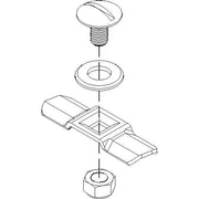 Niedax - Zubehör/Ersatzteile für Stahlkabelkanal Drehriegel RDRS 2/50 E3