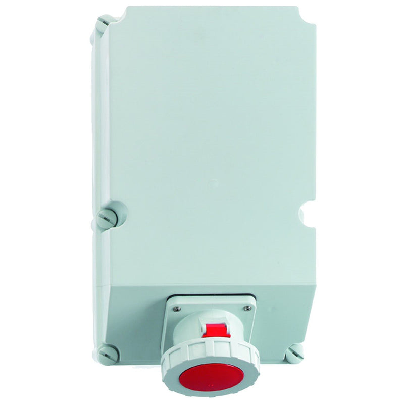 Bals Elektrotech - CEE-Steckdose abschaltbar, abgesichert (IEC 60309) Wandsteckdose abschaltbar 1676 verriegelt 125A 5p