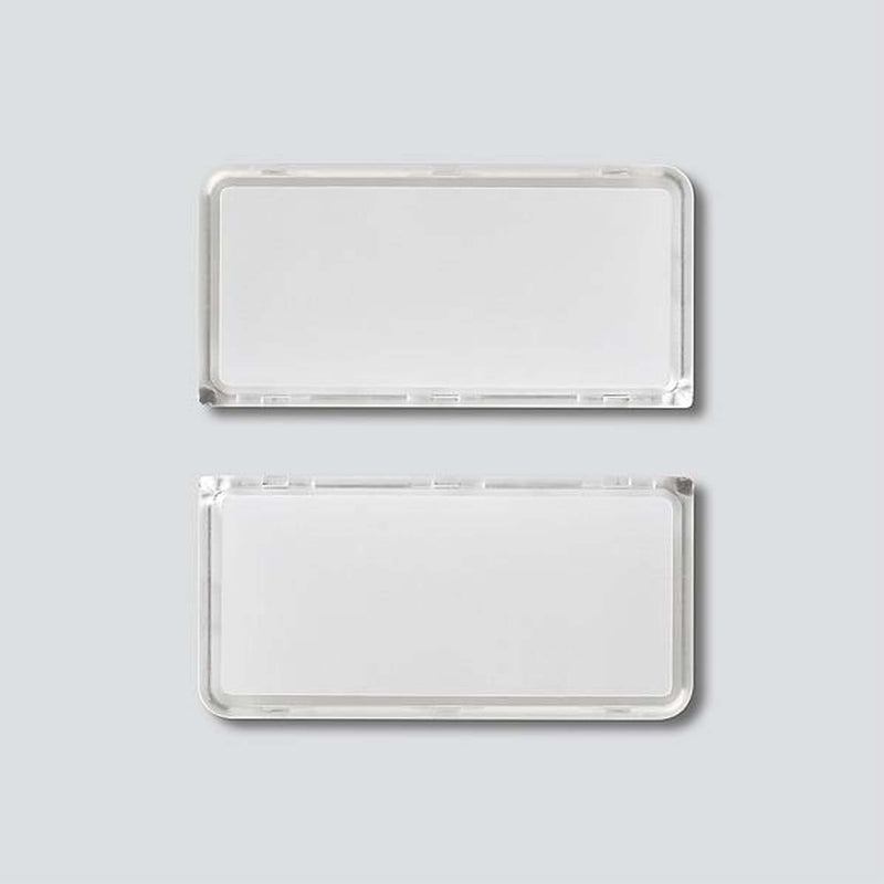 Siedle&Söhne - Zubehör/Ersatzteile für Türkommunikation Namensschild-Oberteil klar 200029865-00 f.CA 812-2/CV 850-2 − 1 Stück