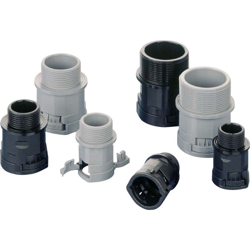 ABB Stotz-Kontakt - Kunststoff-Schutzschlauch-Verschraubung Schlauchverschraubung SLND-M329 Ecofix II − 30 Stück