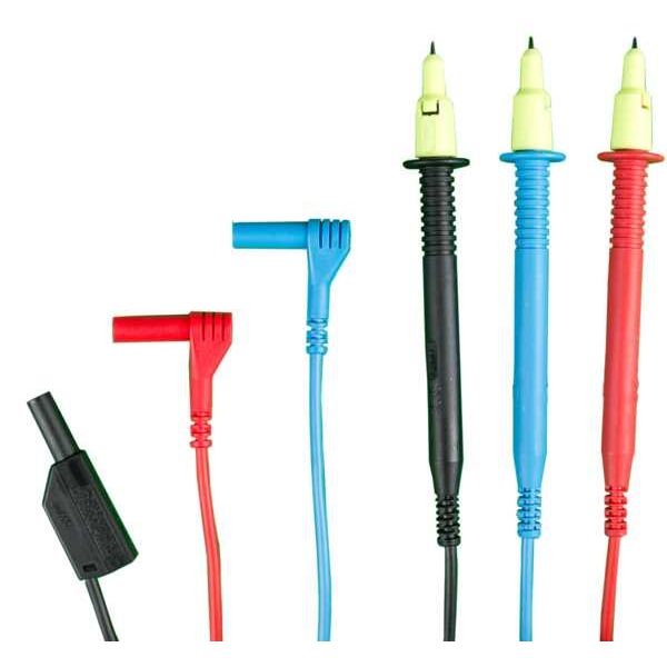 Gossen Metrawatt - Zubehör/Ersatzteile für Prüf- und Messgeräte (Elektro) Kabel-Set KS29 mit 3 Prüfspitzen