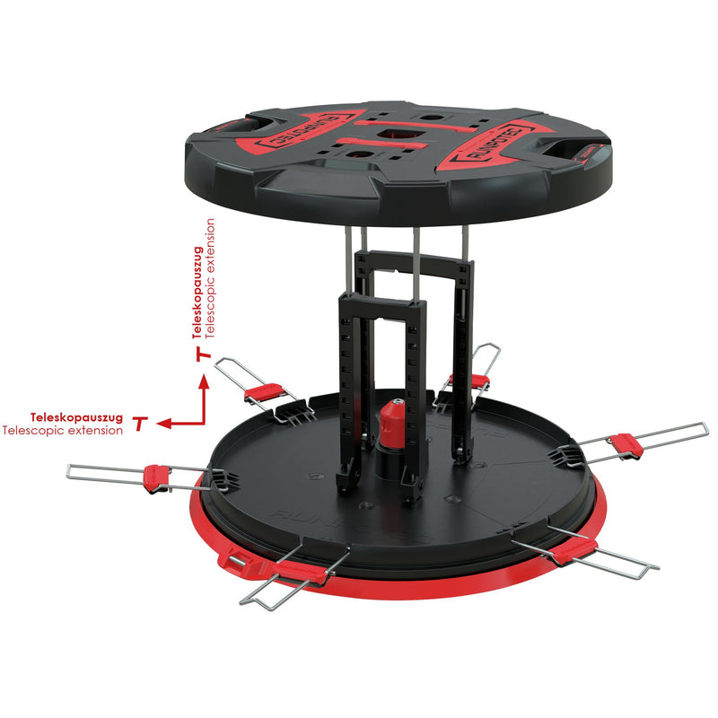 Runpotec - Kabeltrommelabroller X BOARD XB 500 T -Teleskop 10187 Profi-Kabelabroller