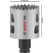Bosch - Lochsäge PRO Multi Material PC Plus 2608594385 Lochsäge, 46 mm