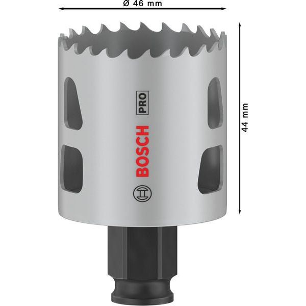 Bosch - Lochsäge PRO Multi Material PC Plus 2608594385 Lochsäge, 46 mm