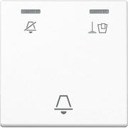Jung - Abdeckung/Bedienelement für Installationsschalterprogramme Hotelwippe Außenstelle A CU KO5 M WW Nicht stören+Klingel