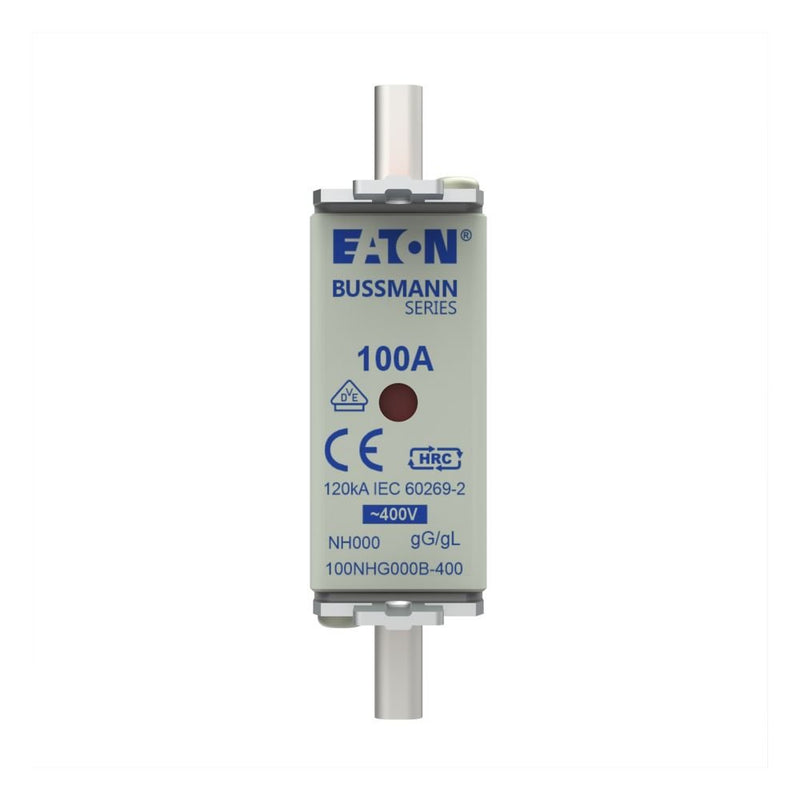 Eaton - Messersicherung Sicherungseinsatz Nieders. 4NHG000B-400 4A AC 400V 120kA − 3 Stück