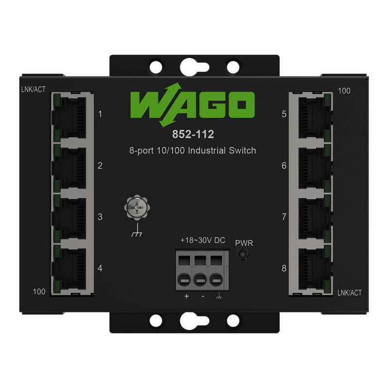 WAGO - Netzwerk Switch Industrie Eco Switch 852-112 8 Port