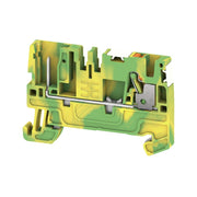 Weidmüller - Durchgangs-Reihenklemme Klemme APGTB 2.5 PE 2C/1 DL PUSH IN, 2.5 mm² − 50 Stück