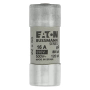 Eaton - Zylindrische Sicherung Sicherungseinsatz Nieders. CYL GG 22,#C22G16S 16A AC 690V 80kA − 10 Stück